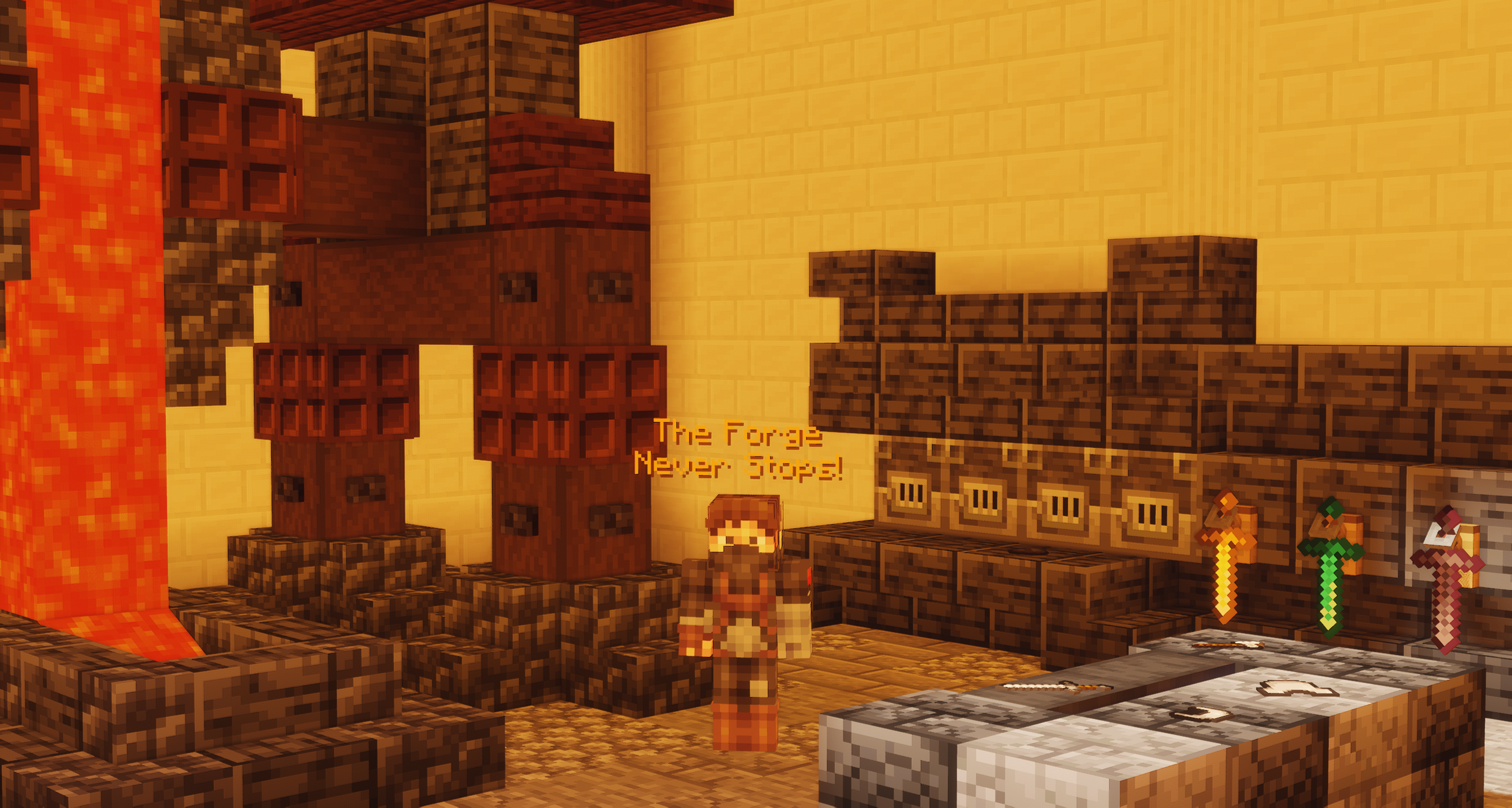 Shopping District at Night